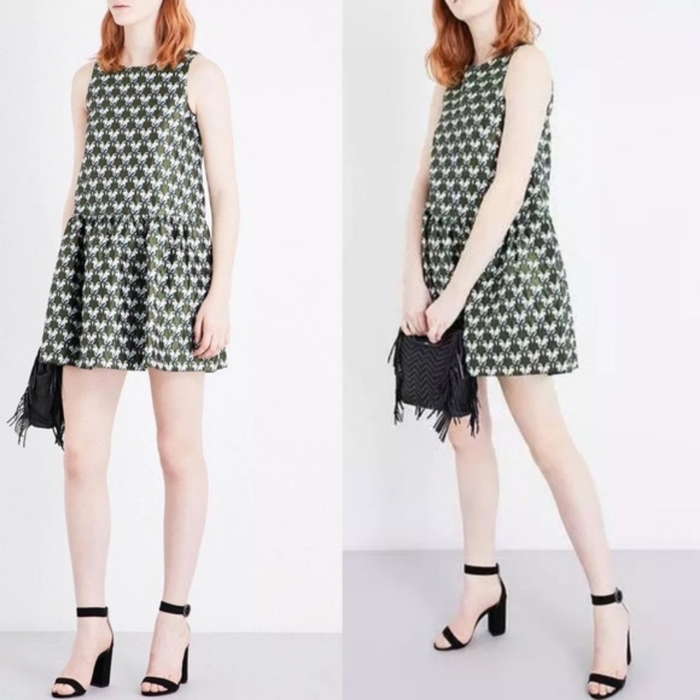 Maje Rower Parrots Mini Dress - Picture 2 of 8